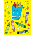 Cute Crayons Sketchbook: Jumbo Drawing Pad For Sketching, Doodling And Coloring