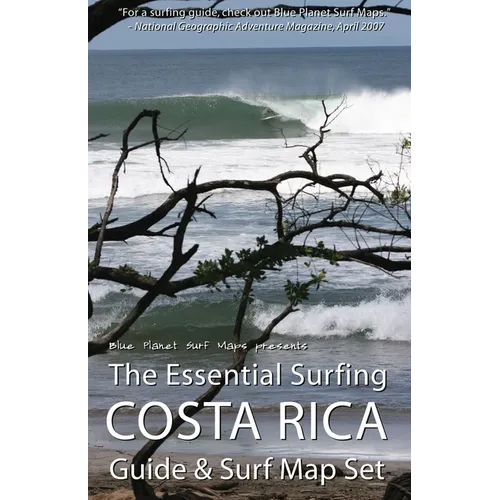 The Essential Surfing COSTA RICA Guide & Surf Map Set