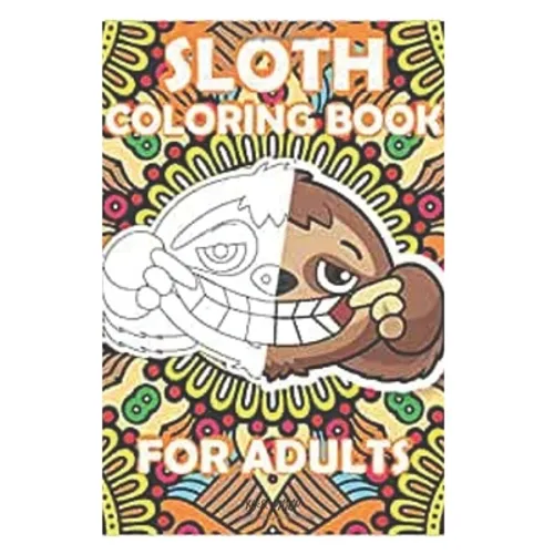 sloth coloring book for kids: 3-9 years old