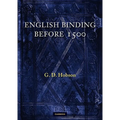 English Binding Before 1500