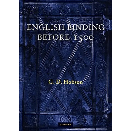 English Binding Before 1500