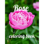 Rose coloring book: A Coloring Book of 35 Unique rose Coe Stress relief Book Designs Paperback
