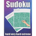 sudoku hard very hard extreme: Large Print Sudoku Puzzle Book 120 PAGE