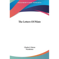 The Letters Of Pilate