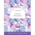 Adult Coloring Journal: Cocaine Anonymous (Turtle Illustrations, Purple Bubbles)