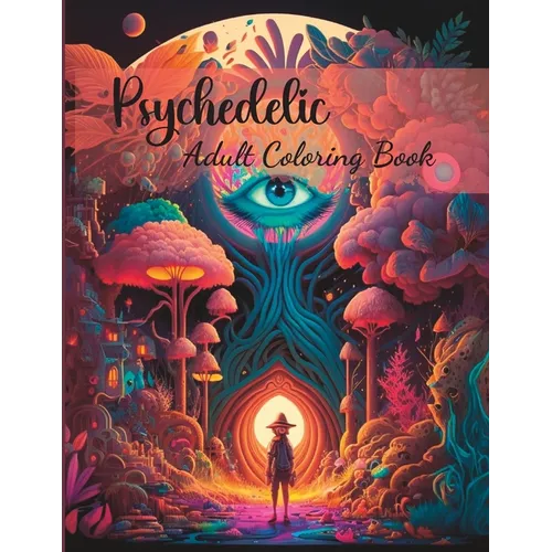 Psychedelic Adult Coloring Book