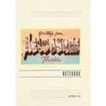 Vintage Lined Notebook Greetings from Melbourne, Florida