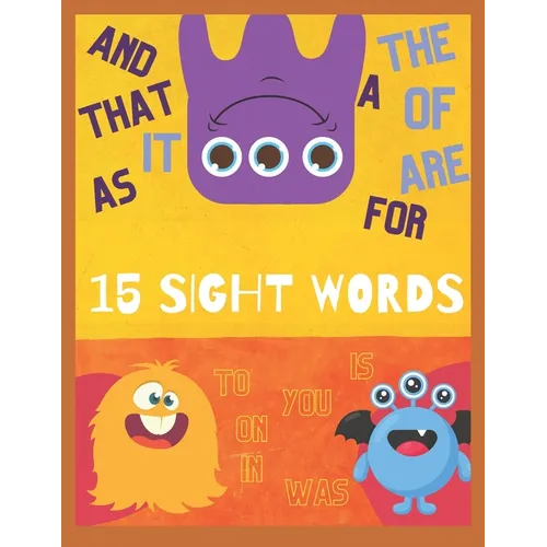 15 Gentle Sight Words Pre K - Kindergarten
