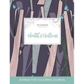 Adult Coloring Journal: Health & Wellness (Pet Illustrations, Abstract Trees)