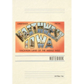 Vintage Lined Notebook Greetings from Northwest Iowa
