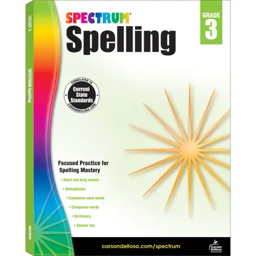 Spectrum Spelling, Grade 3: Volume 30