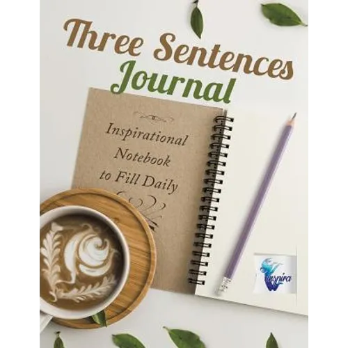 Three Sentences Journal Inspirational Notebook to Fill Daily