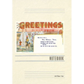 Vintage Lined Notebook Greetings from Des Moines, Tepees