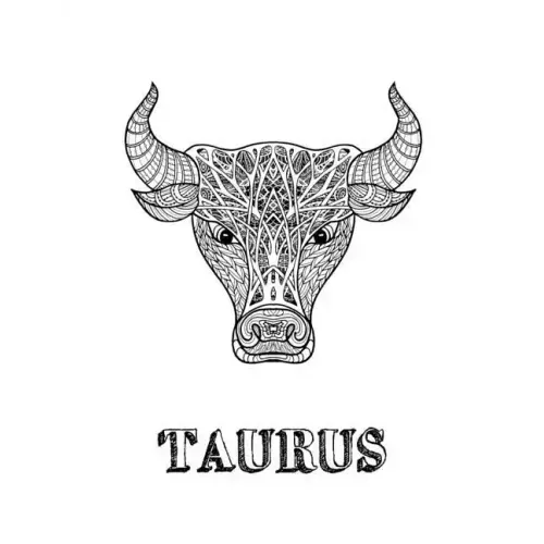 Taurus: Coloring Book with Three Different Styles of All Twelve Signs of the Zodiac. 36 Individual Coloring Pages. 8.5 x 11