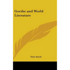 Goethe and World Literature - Hardcover