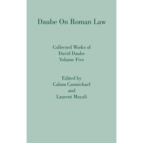 Daube on Roman Law