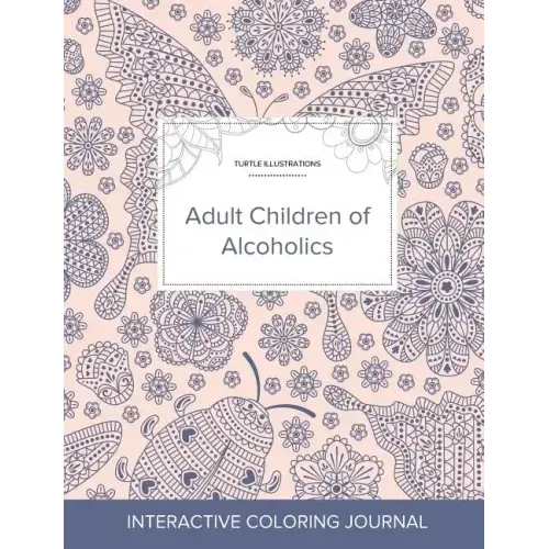 Adult Coloring Journal: Adult Children of Alcoholics (Turtle Illustrations, Ladybug)