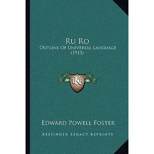 Ru Ro: Outline Of Universal Language (1913)