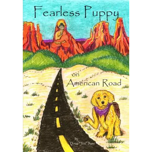Fearless Puppy on American Road