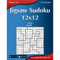 Jigsaw Sudoku 12x12 - Hard - Volume 18 - 276 Puzzles