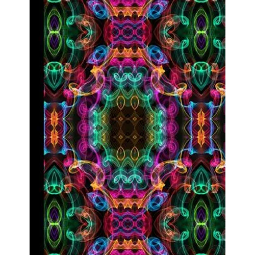 Abstract Curly Cues Notebook, Wide Ruled, 100 Sheets/200 Pages, 7.5 X 9.75
