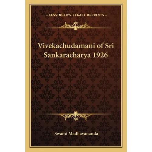 Vivekachudamani of Sri Sankaracharya 1926