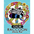 Calm Raccoon Coloring Book for Adults