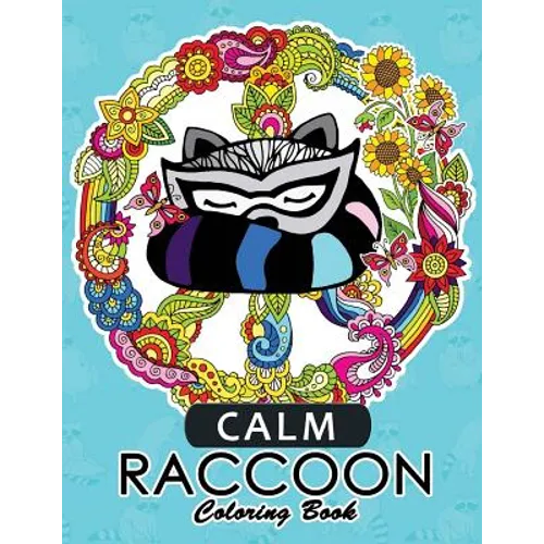 Calm Raccoon Coloring Book for Adults