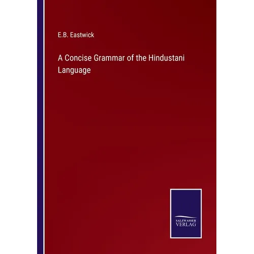 A Concise Grammar of the Hindustani Language