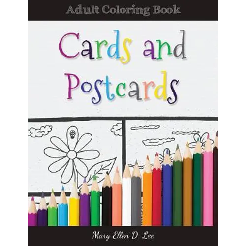 Cards And Postcards: Adult Coloring Book