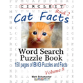 Circle It, Cat Facts, Book 2, Word Search, Puzzle Book