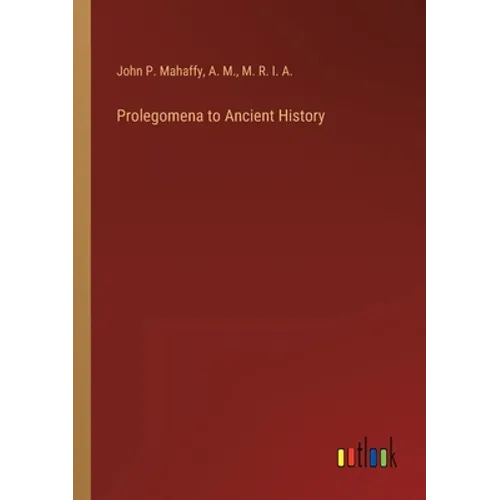 Prolegomena to Ancient History