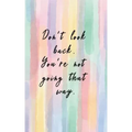 Internet Password Tracker: Usernames and Passwords Tracker Discreet Title on Spine Only - Watercolor Don't Look Back