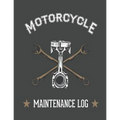 Piston and Wrench Motorcycle Maintenance Log
