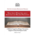 A Biblical Cognitive Relapse Prevention Support Group: What God's Word Says about Relapse Prevention: Participant Workbook