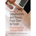 Dissertations and Theses from Start to Finish: Psychology and Related Fields