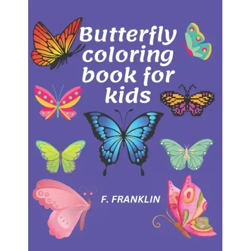 Butterfly coloring book for kids