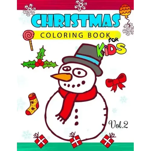 Christmas coloring Books for Kids Vol.2: (Jumbo Coloring Book)