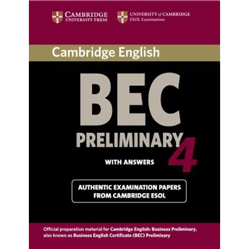 Cambridge BEC 4 Preliminary