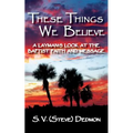 These Things We Believe - A Layman's Look at the Baptist Faith and Message