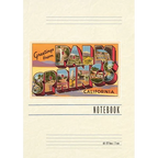 Vintage Lined Notebook Greetings from Palm Springs, California