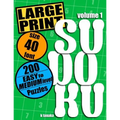 Large Print Sudoku: 200 Easy to Medium Level Puzzles