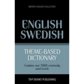 Theme-based dictionary British English-Swedish - 5000 words
