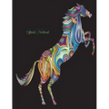 Spiral Notebook: Spiral Journal/ Notebook with Blank Pages - 100 Sheet, Horse Notebook, Size 8.5 x 11