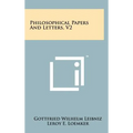Philosophical Papers And Letters, V2