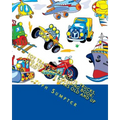 Toy Trains, Cars, Boats, Trucks, and Airplanes Coloring Book: For Kid's Ages 3 Years Old and up