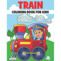 Train Coloring Book For Kids: 50 Trains Coloring Pages
