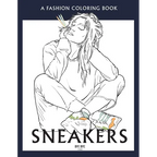 Sneakers: A coloring book for adults and teenager - Paperback
