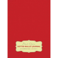 Large 8.5 x 11 Dotted Bullet Journal (Red #3) Hardcover - 245 Numbered Pages