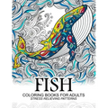 Fish Coloring Books for adults: dolphins, Whale, Shark in the sea Design